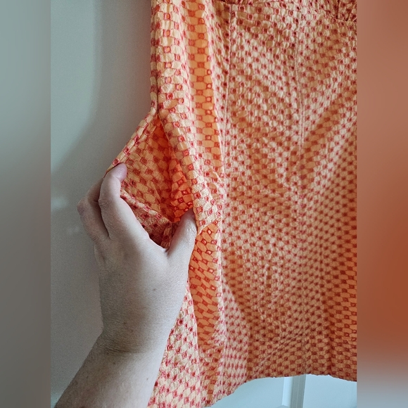 Free People Berry Kiss Eyelet Off The Shoulder Mini Dress - Picture 12 of 13